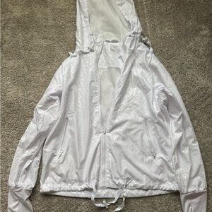 ZYIA Active Lightweight Hooded Jacket | M | White Cheetah